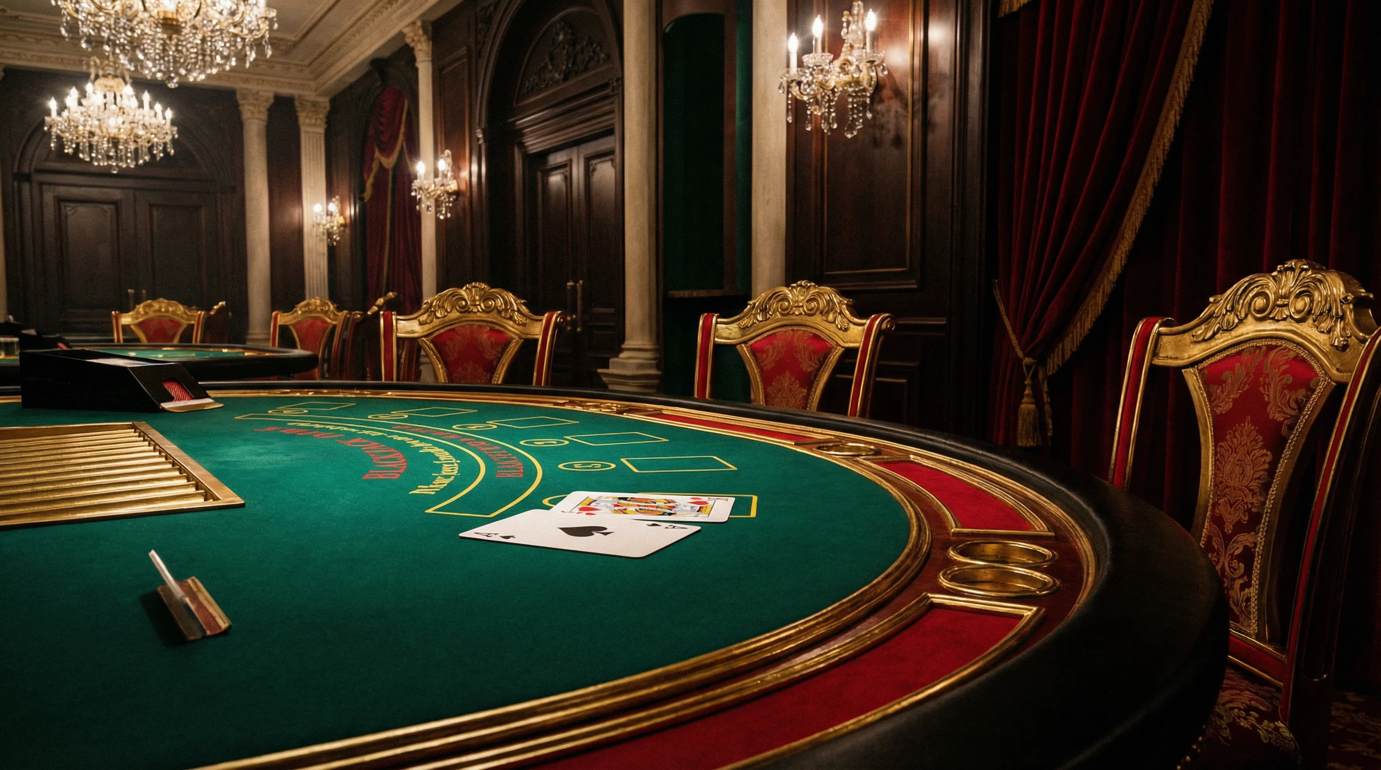 Mesa de blackjack profesional en Zamba Bet